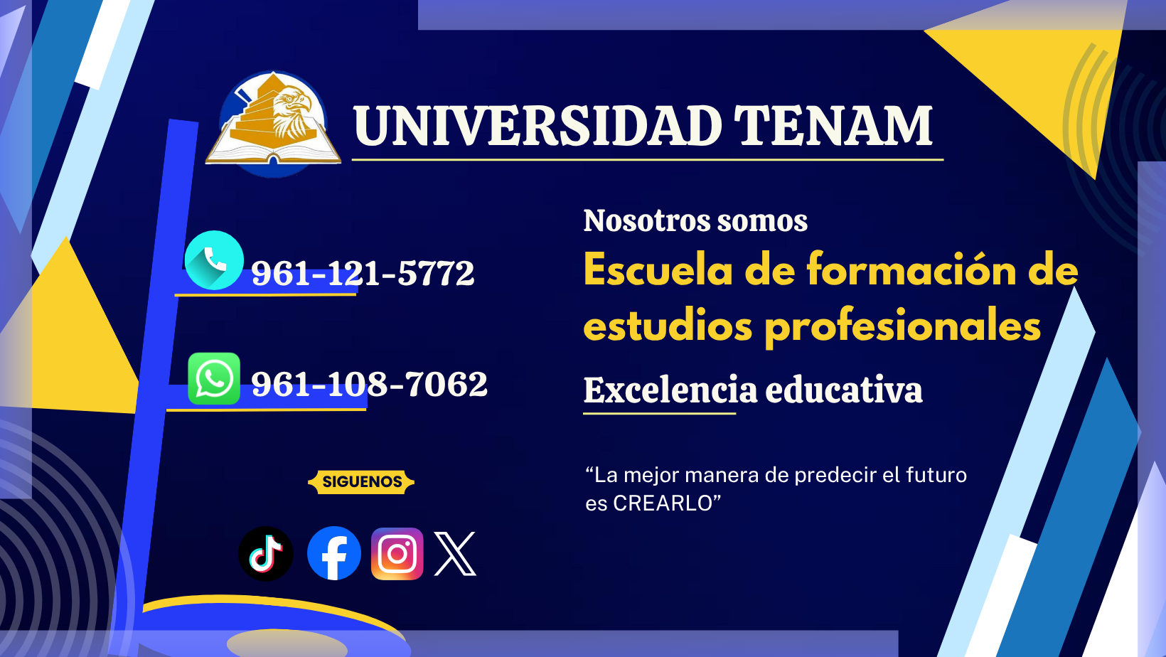 Universidad Tenam Imagen de inicio